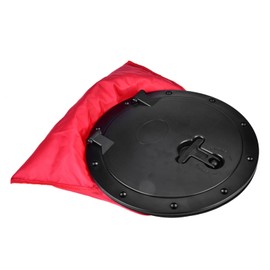 25 cm Hatch Lid Kayak, Kayak Cover Plate Hatch Lid Kayak Deck Plate Hatch Cover with Bag, 8 Inch Hatch Cover Pull Out Deck Plate Kayak Accessories for Marine Boat, Canoe Kayaks Kayak