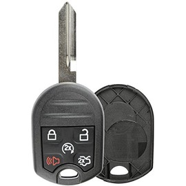 KeylessOption Just the Case Keyless Entry Remote Head Key Combo Fob Shell