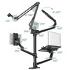 ProCase 6-in-1 Desktop Selfie Stand with 10.2" LED Ring Light,