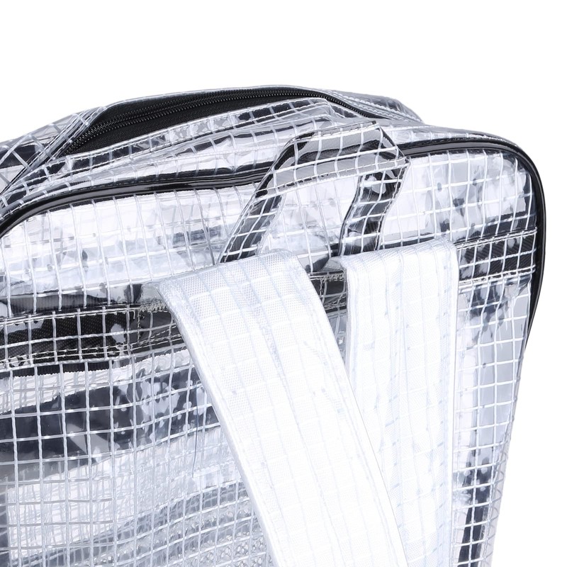 WOFALO store Anti-static clear pvc backpack,cleanroom engineer tool bag full