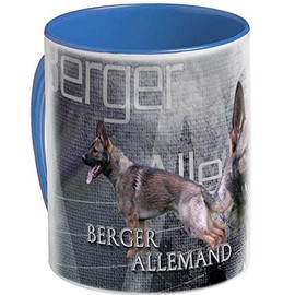 Cups (B) Bleu Dog German Shepherd