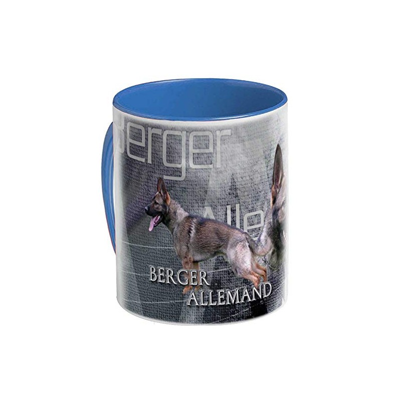 Cups (B) Bleu Dog German Shepherd