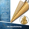 AM-Zerspanungstechnik HSS TiN Step Drill Bit Set 3 Pieces |
