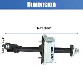 Front Left Door Check Bracket Stop Strap 72380-SDA-A01 Car Door Check Arm Assembly for Hon-da Accord 2003-2007 LH Driver Side Door Check Strap Stopper Door Limiter
