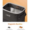 CAN HOTOR Car Trash Can with Lid and Storage Pockets