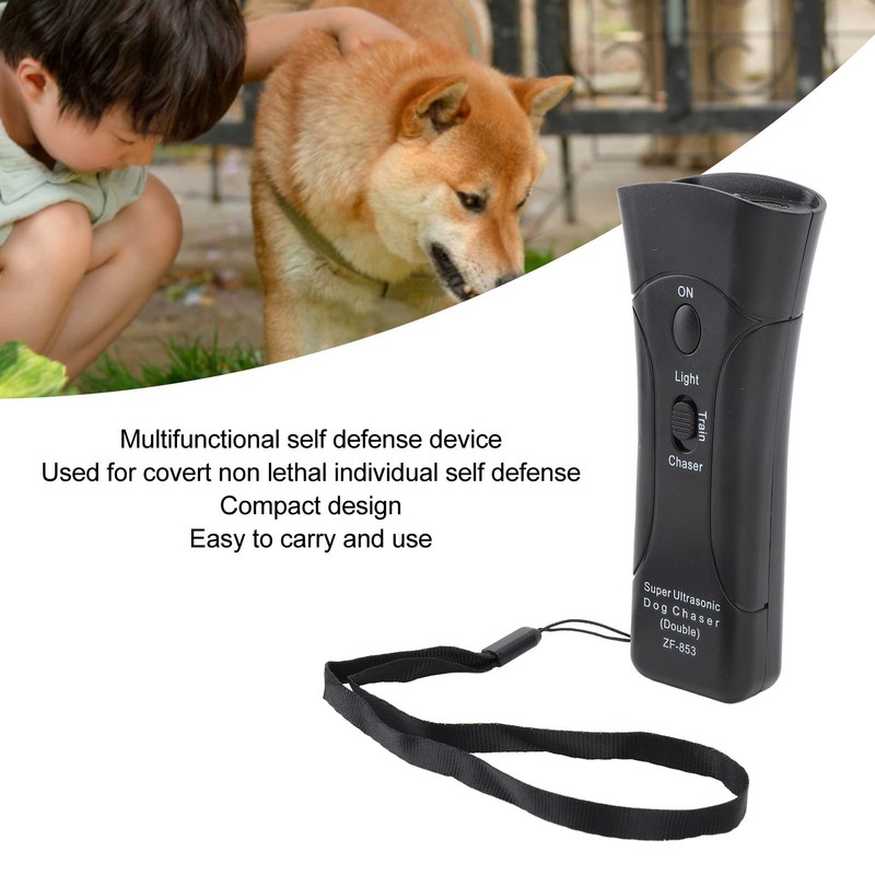 Handheld Ultrasound Anti Dog Bark Device 15-20KHZ Dual Horn Anti