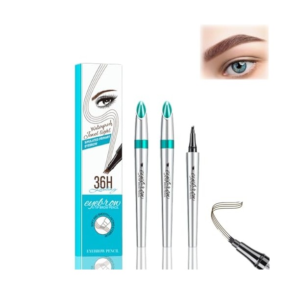 ArchDefine 3D Microblading 4-tip Eyebrow Pen, Blapee Eyebrow Microblading Pen