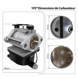 1PZ F6C-T5A Carburettor Carb Replacement for Tecumseh 640065A 640065 Engine OHV110 OHV115 OHV120 OHV125 OHV130 OHV135 Lawn Mower 13.5HP 14HP 15HP Tractor