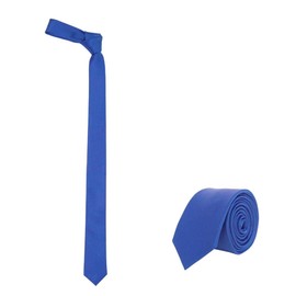 JNJSTELLA Corbata delgada de 2 pulgadas para hombre, Azul Real, Talla única