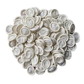 Dzrige 200Pcs Finger Cots Caulking Finger Medium Finger Protectors Finger Sleeve Cover Latex Finger Covers Anti-Static Finger Covers for Electronic Repair or Handmade Apply