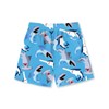 BesserBay Little Boys Summer Blue Shark Adjustable Drawstring Stretch Swim