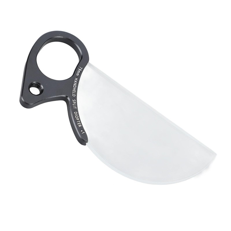 Handheld Split Diopter Filter, 79mm Foreground and 1 Blur Optical