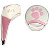 Golf Head Cover Driver Paw Model Magnetic Head Cover (White/Pink)