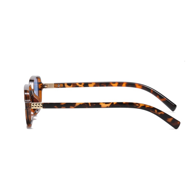 WDZAYXC Classic Rectangular Sunglasses Retro Slim Lenses Vintage Rectangle Sunglasses,