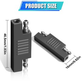 Usngsny SAE Polarity Reverse Adapter - Quick Disconnect SAE Connector for Solar Panel, Battery Charger & Maintainer (4-Pack)