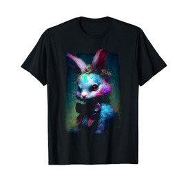 Creepy Nightmare Bunny Rabbit Silently Judges You T-Shirt