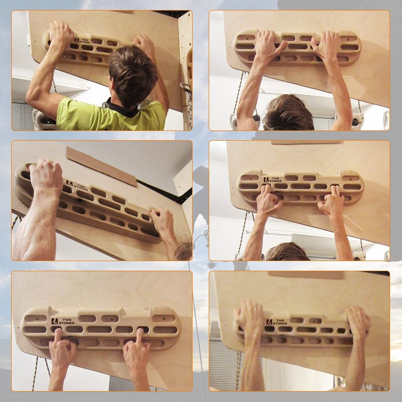 TWO STONES Climbing Hangboard Rock Climbing Training as Climbing Fingerboard