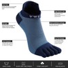VWELL Cotton Toe Socks Five Finger Socks No Show Crew