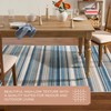 TOWN & COUNTRY EVERYDAY Rio Multicolor Stripe Indoor Outdoor Area