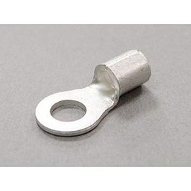 Nichifu R8-6-05P Bare Crimp Terminals for Copper Wire, R Shape, Round Shape, 5 Pieces