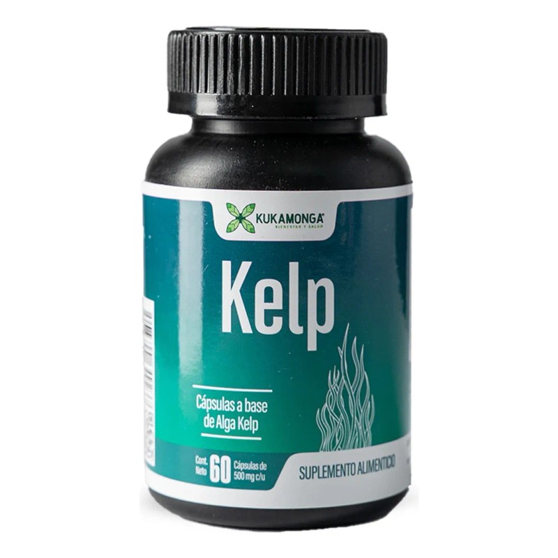 Kit 2 Frascos De Kelp Algas Marinas - 60 Cáps