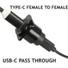 PENGLIN USB 3.1 Type C Coupler for Panel Mounting, USB