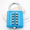 MIONI 10 Digit Push Button Combination Padlock, 5 Digit Locking