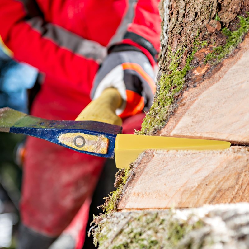 sourcing map 2Pcs Felling Wedges Tree Cutting 8" Plastic Chainsaw