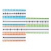 Fun Express Dry Erase Fraction Number Lines - 30 Pieces