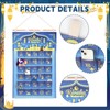 DPKOW Ramadan Advent Calendar 30 Pockets, Linen Fabric Ramadan Hanging