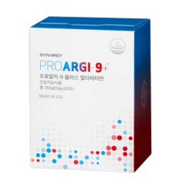 Synergy ProRg9 Plus Multivitamin 12g, 30 packets, 12g, 30 packets / 시너지 프로알지9 플러스 멀티비타민 12g, 30포, 12g, 30포