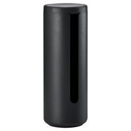 Zone Denmark Ume Toilet Paper Storage for the Wall, Toilet Paper Holder, Standing, Made of Aluminium, Practical and Elegant Bathroom Accessories, Diameter 15 cm, Height 40.5 cm, Black