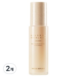 Nature Republic Ginseng Royal Silk Emulsion, 120ml, 2 pieces / 네이처리퍼블릭 진생 로얄 실크 에멀전, 120ml, 2개