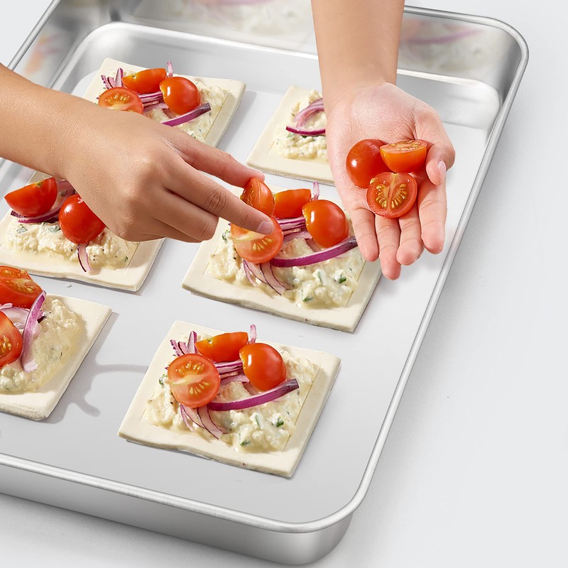 TeamFar Baking Sheet, 17.6’’ x 13’’ x 1’’ Stainless Steel