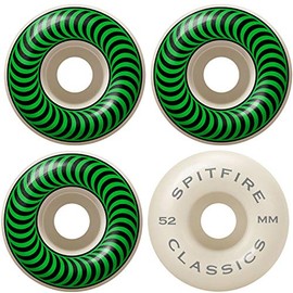 Spitfire Unisex's Formula-Four Classic Wheels, White, 52 mm