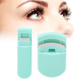 Juego de 2 Mini Rizadores de Pestañas, Gran Angular + Rizador de Pestañas Parcial Lindo Rizador de Pestañas con Almohadilla de Repuesto de Silicona Estilo Duradero Y Y