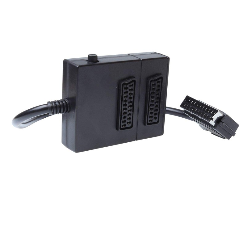 S/CONN Maximum Connectivity Scart Splitter Fully Connected Cable Splitter 2-Way
