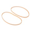 Cancanle 2 Pieces Pool Cleaner Drive Belts for Aquabot Parts
