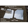 jocartsparts.com Fits Jeep Wrangler YJ Highly Polished Aluminum Diamond Plate