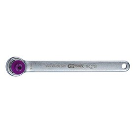 KS Tools 160.0728 Brake Bleed Wrench Extra Short 9 mm Purple