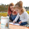 JUPITEARTH Crayons 36 Colors Bear Type Pastel Colors Retractable Cute