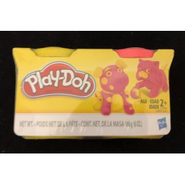Play-Doh BRAND NEW!! Play-Doh ~2 pack (Lot of 2) ~ Yellow & Pink
