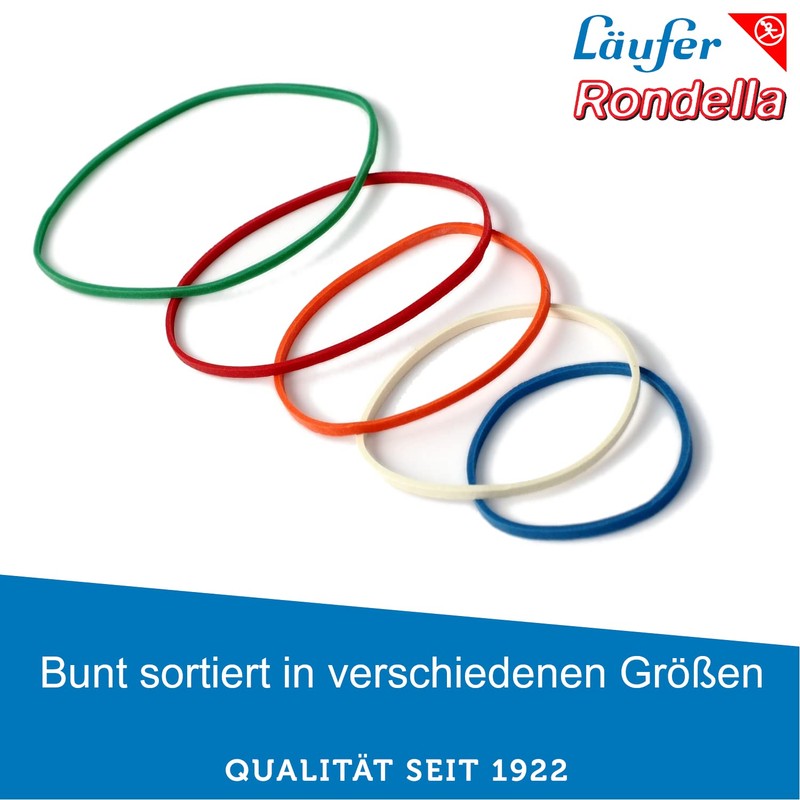 Rondella Runner Rubber Rings 50g Box Größen Sortiert