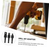 Gadpiparty 2Sets Rotatable Drill Socket Adapter Wobble Socket Extensions for