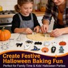 12 Pcs Halloween Cookie Cutters Set, Mini Stainless Steel Spooky