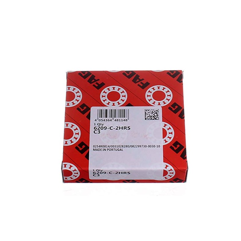 Ball bearing 45x85x19 6209-C-2HRS-C3 FAG