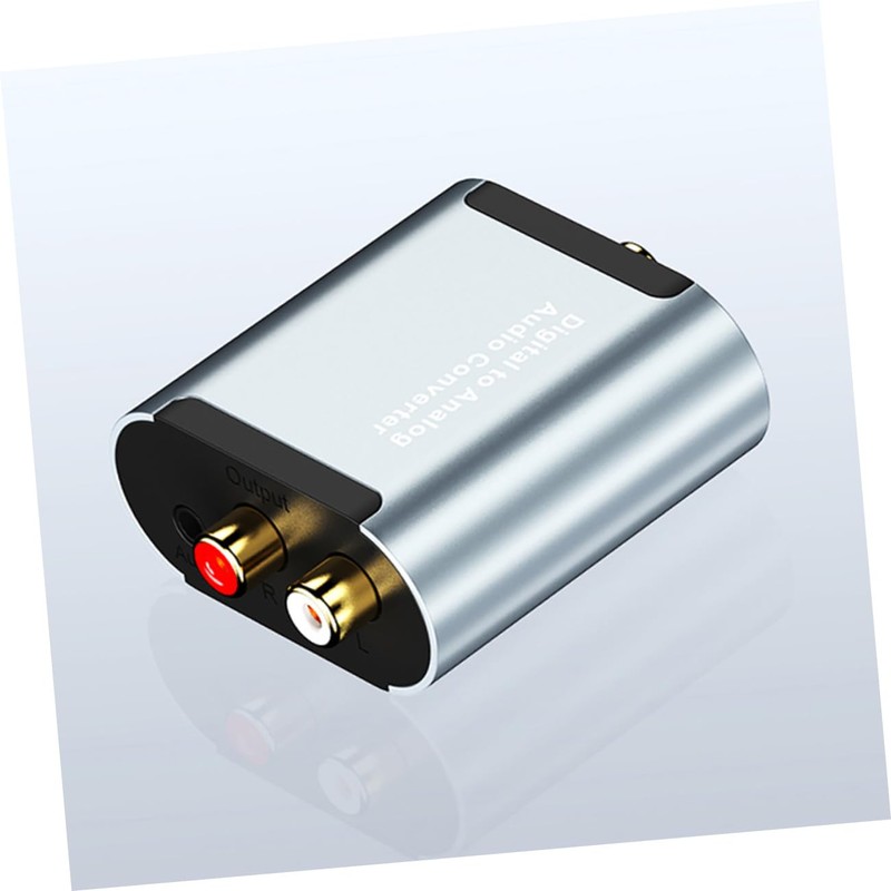 SHOWERORO 1set Optical Digital to Analog Audio Converter High- Signal