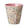 Rice 100% Melamine Drinking Cup Small Sandy Flower Print Medium