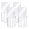 TIE-DailyNec 4 PCS Remote Control Holder, Wall Mount Self-Adhesive Transparent