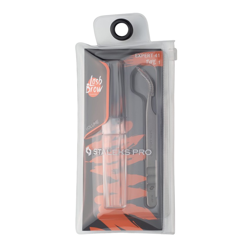 STALEKS PRO Eyelashe Tweezer (TE-4010)